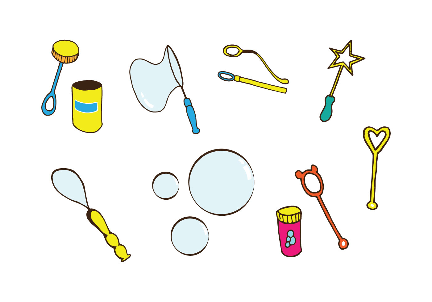 Bubble Blower Vector 161095 Vector Art at Vecteezy