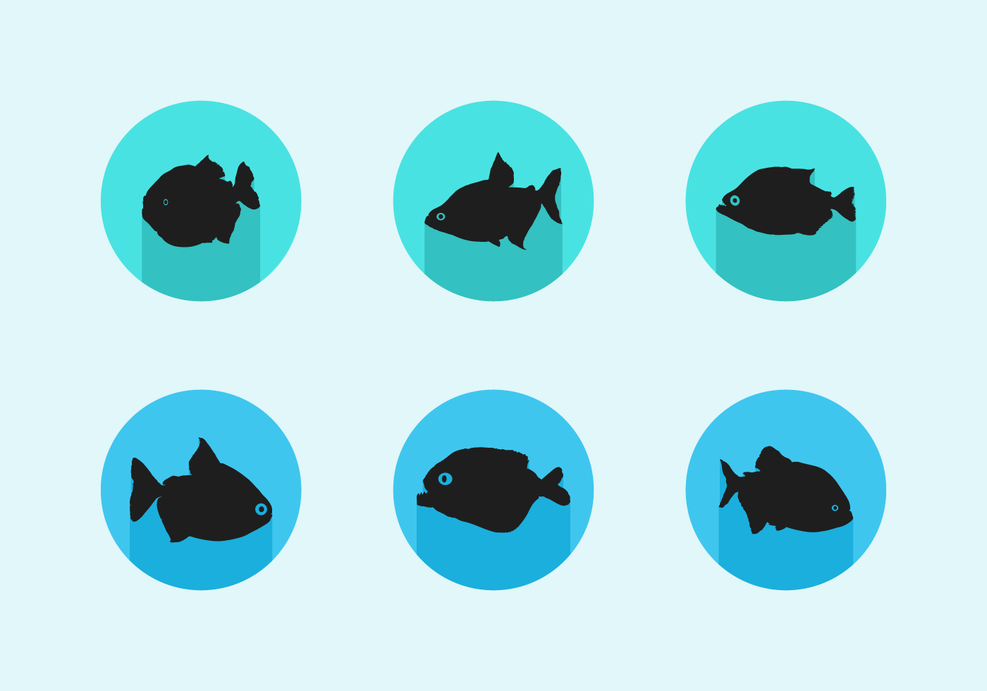 Download Piranha Free Vector Pack - Download Free Vectors, Clipart ...