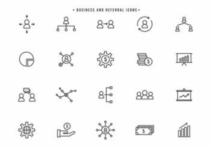 Free Business and Referral Vectors
