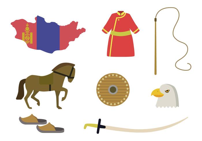 Flat Mongol Vectors