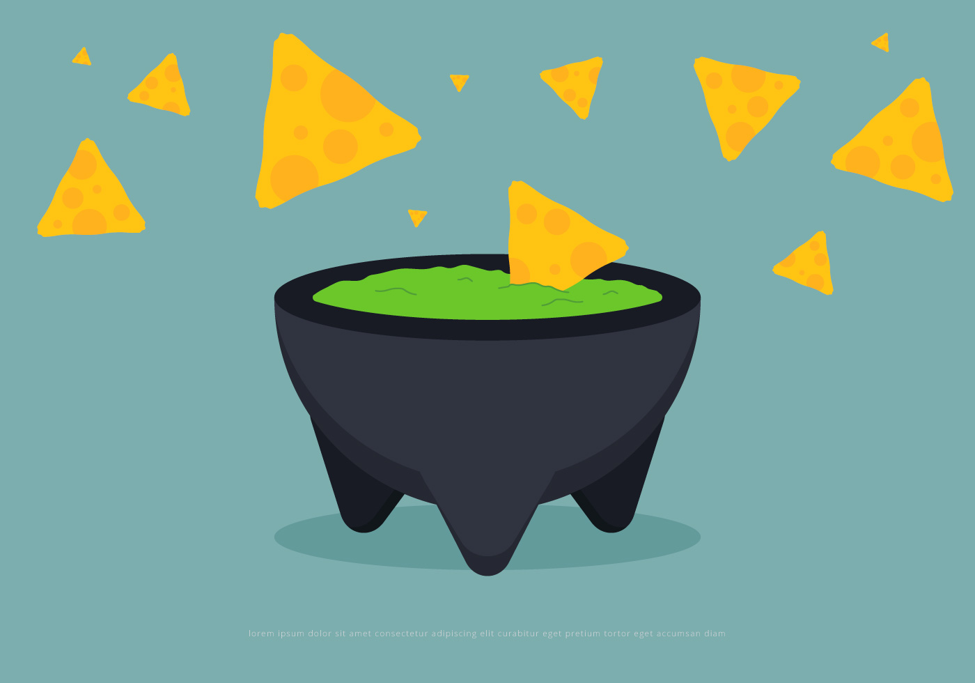 Download Moljacete with Guacamole Vector Background - Download Free ...