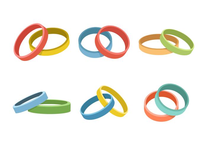 Wristband Collection Vector Illustration