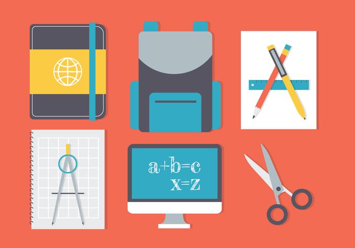 Free Back To School Vector Background