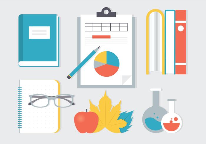 Free Back To School Vector Background