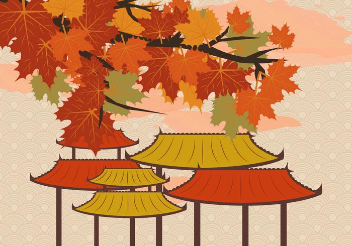 Japanese Maple Background vector