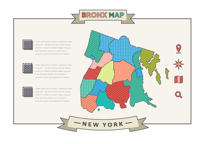 Free New York Map Vector