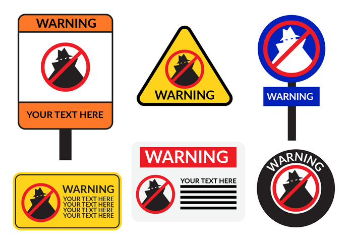 Neighborhood Watch Board Sign Vector