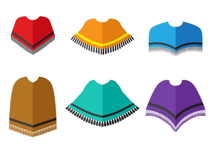 Mexican Poncho Vectors 