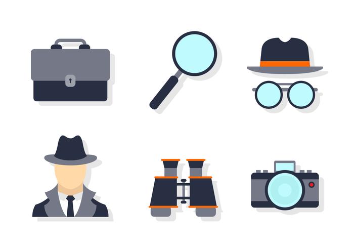 Neighborhood Watch Icon Set vector