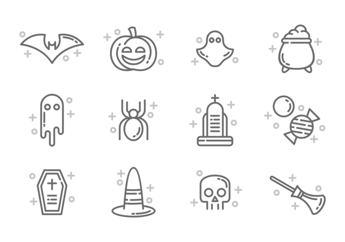 Halloween Icons Vector