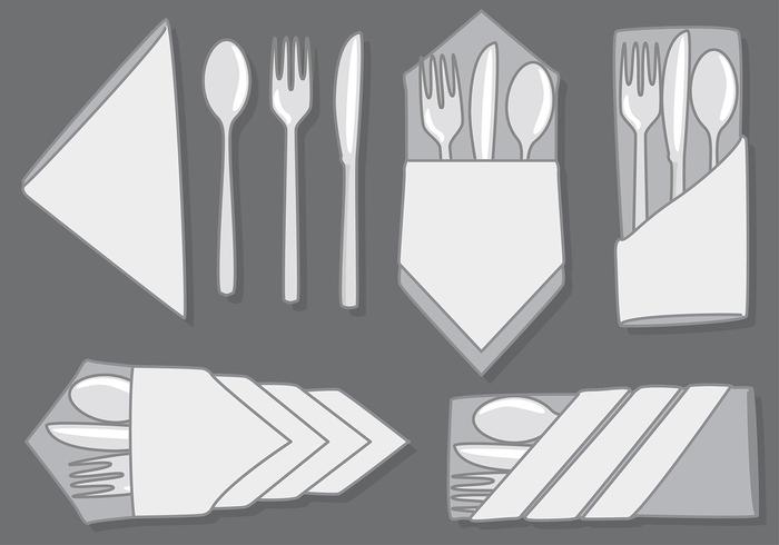 Serviette Models Free Vector