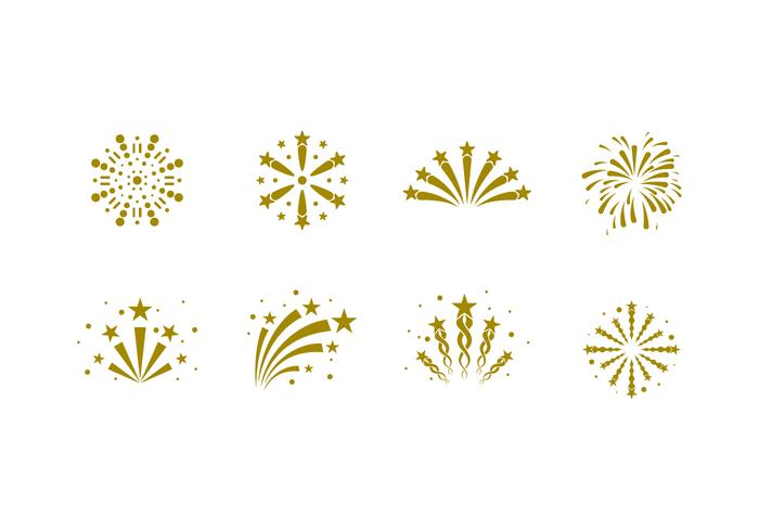 Solid Icon Fireworks Vector Libre