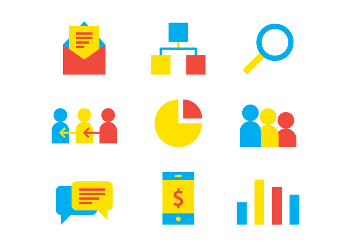 Business and Referral Icons vector