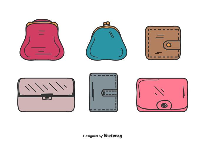 Wallet Vector Set