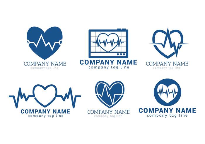 Heart rhythm vector set