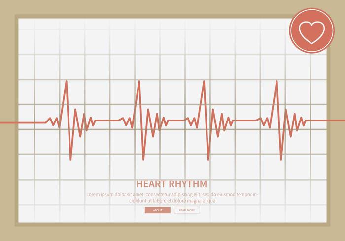 Free Heart Rhythm Illustration vector