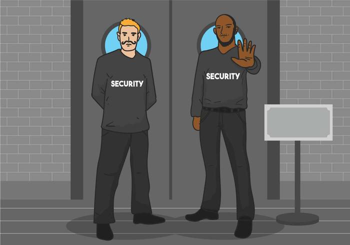 Bouncer vector illustration