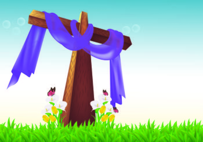 Background Of Lent  vector