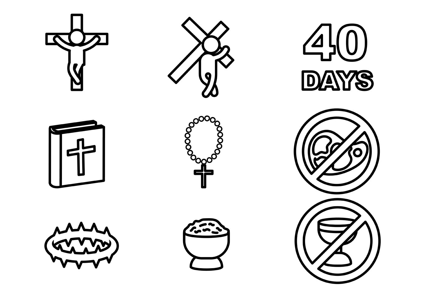 Lent Vector Icon 161676 Vector Art at Vecteezy