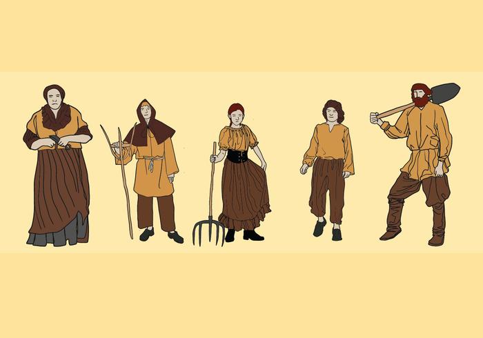 Peasant Vector Pack