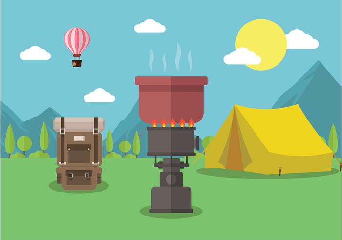 Cooking Outdoor Free Vector