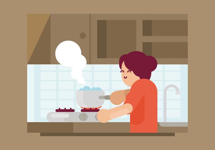 Boiling Water Illustration vector