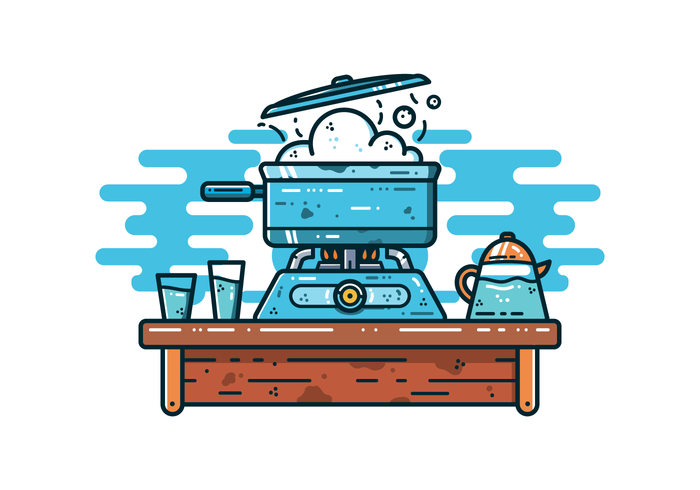 Free Boiling Water Vector