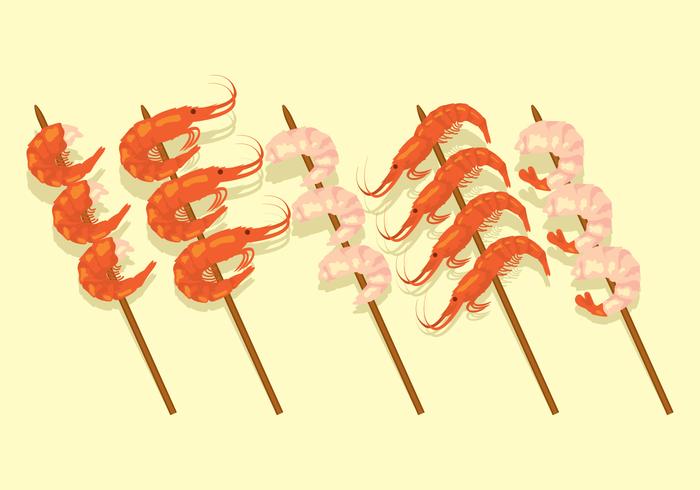 Prawns Vector Set