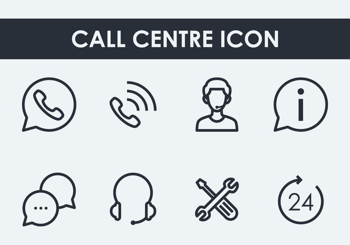 Call Centre Icon vector