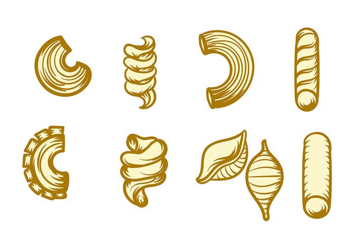 Macaroni Icon Vector