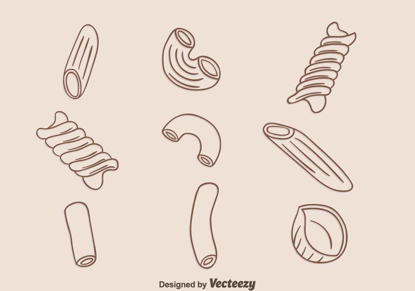 Sketch Macaroni Collection Vector 161878 Vector Art at Vecteezy