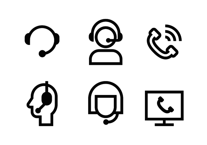 Call Centre Icon Vector