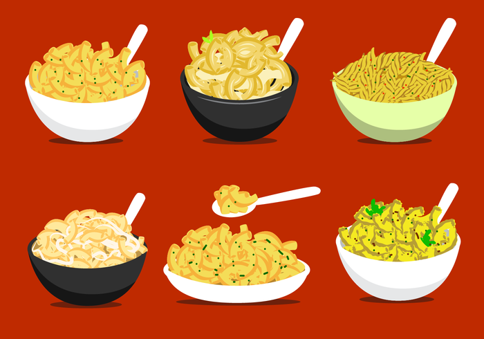 Delicious Macaroni Vector