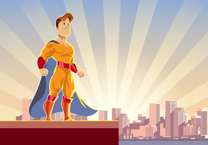 Super Hero Figura vectorial vector