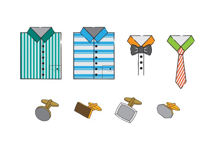 Free Men Clothes and Accessories Vector