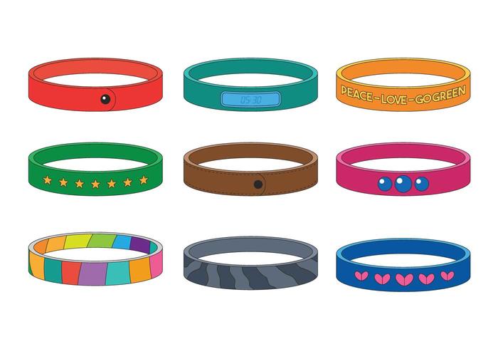 Wristband vector set