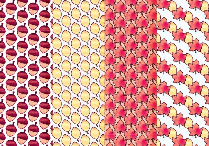 Vector Set of Fall Patterns