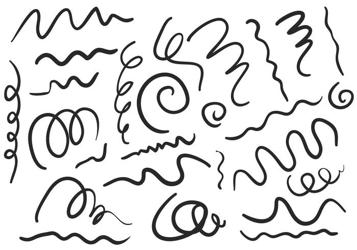 Squiggle conjunto de vectores