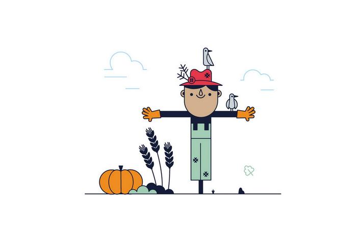 Free Scarecrow Vector