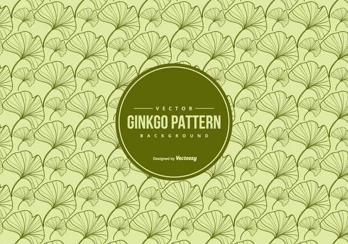Ginkgo Seamless Vector Pattern