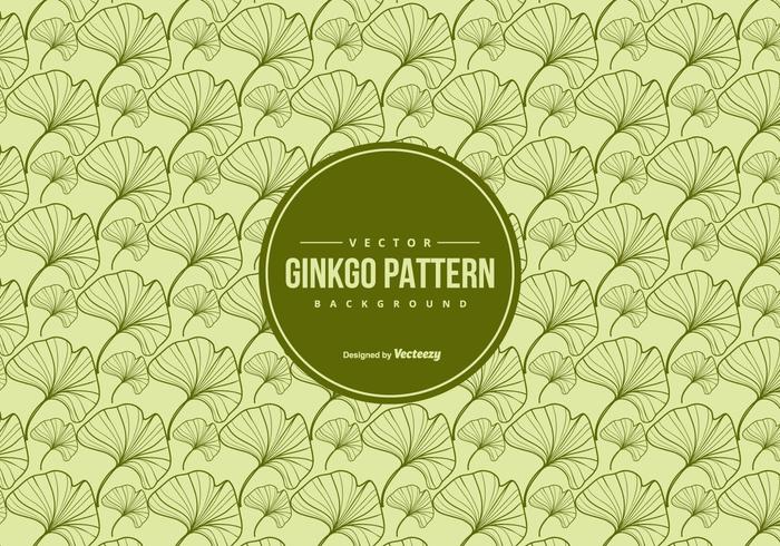 Ginkgo Seamless Vector Pattern