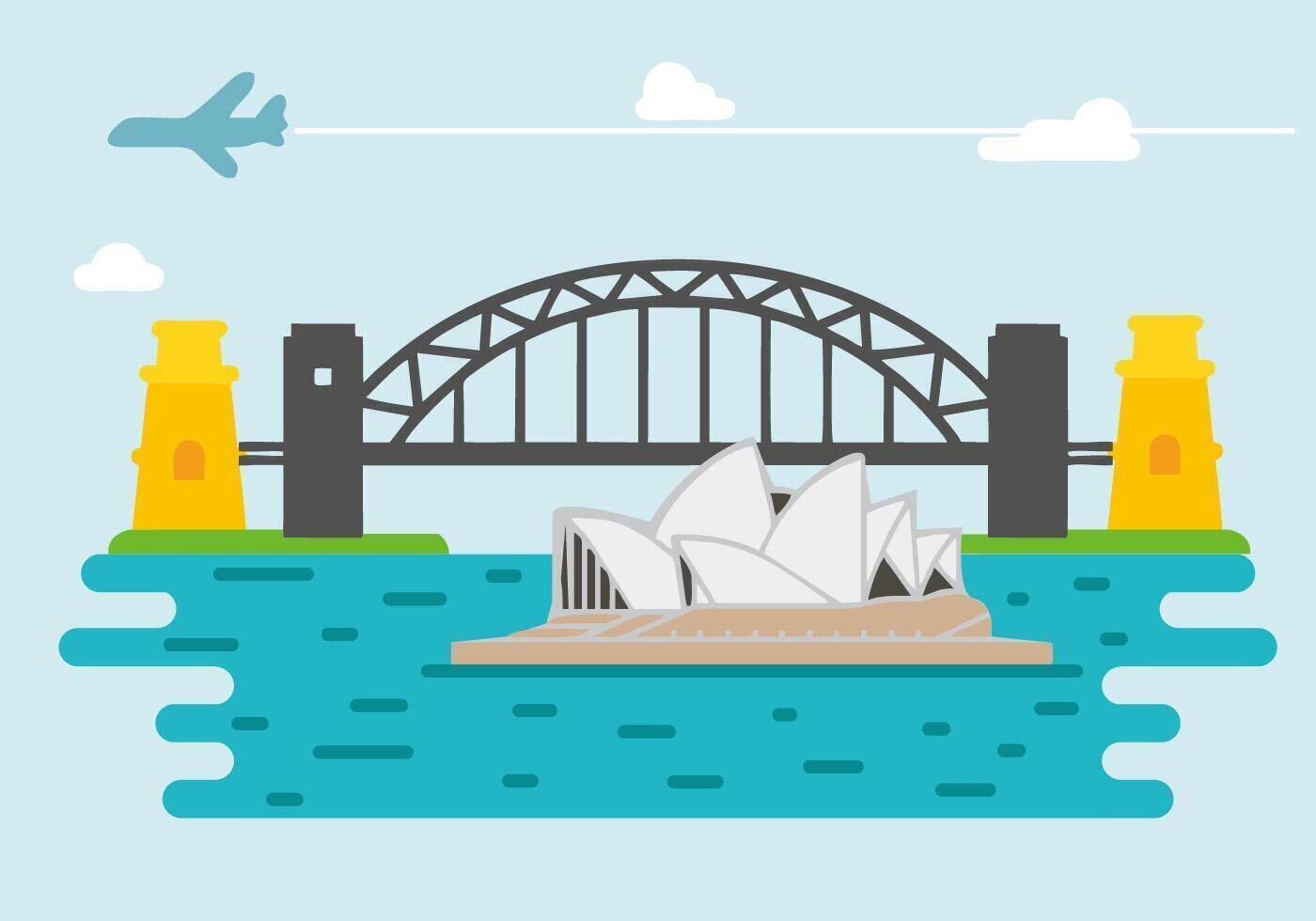 Free Sydney Harbour Bridge Vector