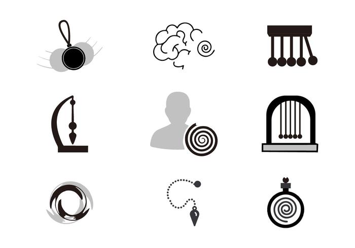 Free Hypnosis Icons Vector