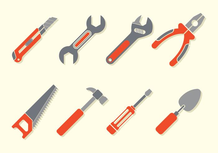 Iconos de herramientas de Bricolage vector