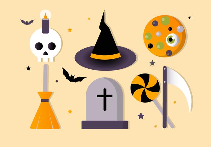 Free Halloween Vector Elements Collection