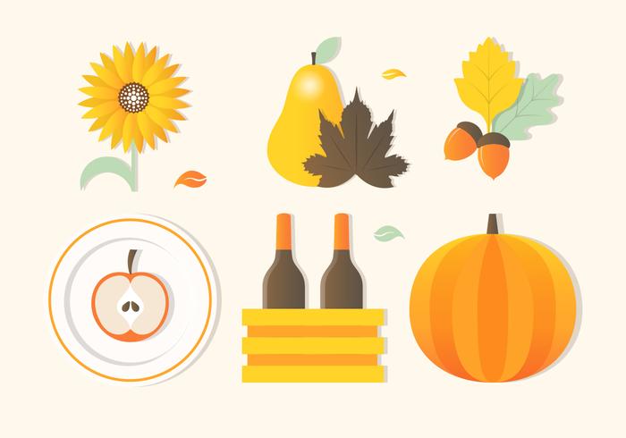 Free Autumn Thanksgiving Vector Background