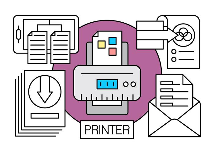 Iconos de Office gratuitos vector