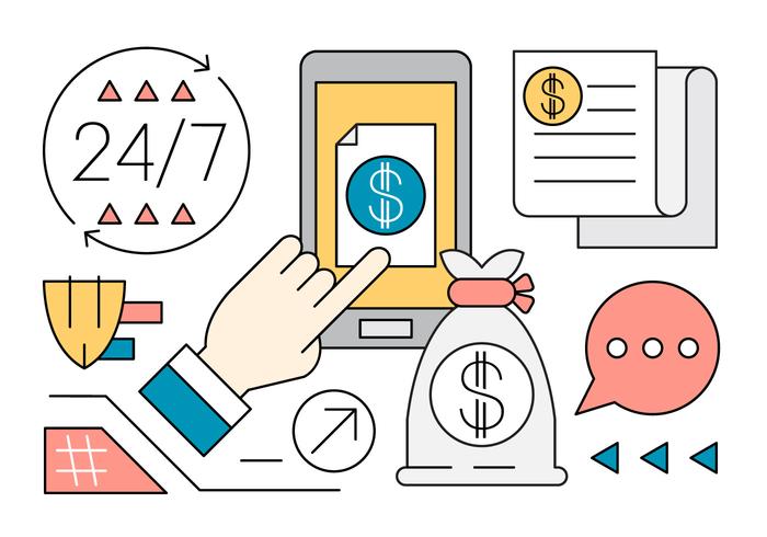 Linear Finance and Banking Vector Elements