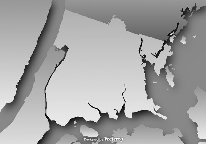 Abstract Background Of The Bronx Map vector