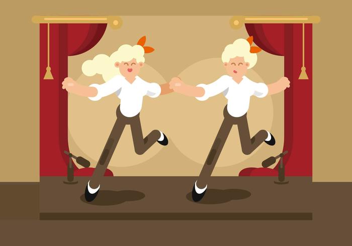 Tap Dancer Illustration vector